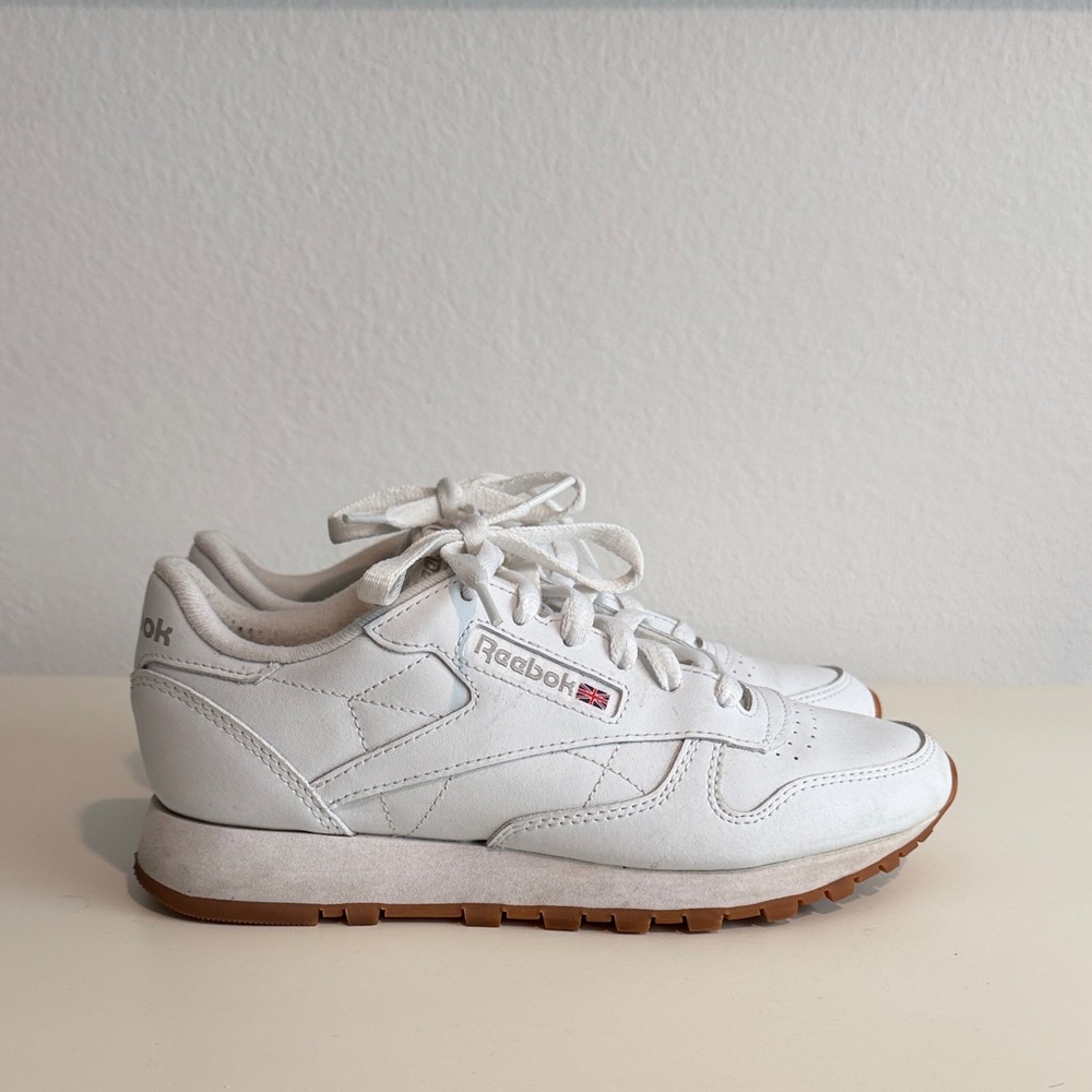 Reebok White Leather Sneakers